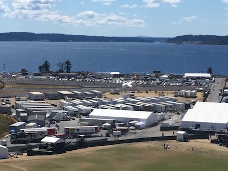 2015 US Open Truck Compound